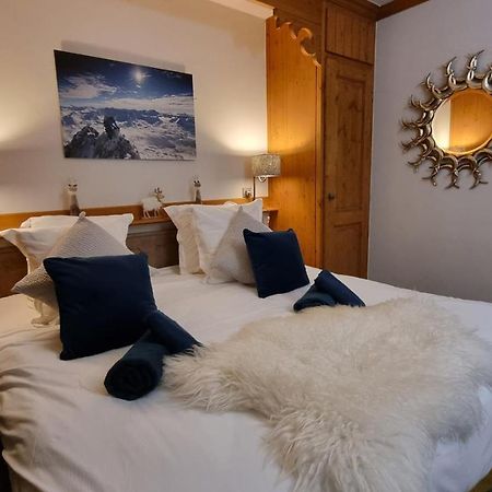 Arc 1950 Appartement De Standing Refuge Du Montagnard, Vue Incroyable Sur Le Montblanc, Skis Aux Pieds Acces Spa Et Piscine Les Arcs  Bagian luar foto