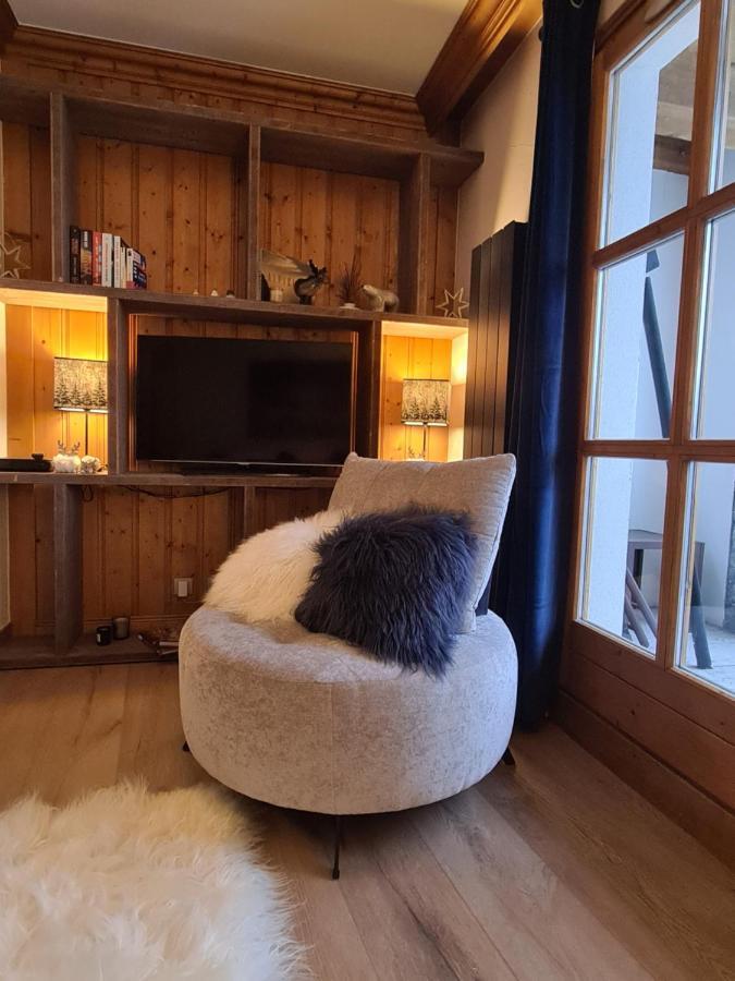 Arc 1950 Appartement De Standing Refuge Du Montagnard, Vue Incroyable Sur Le Montblanc, Skis Aux Pieds Acces Spa Et Piscine Les Arcs  Bagian luar foto