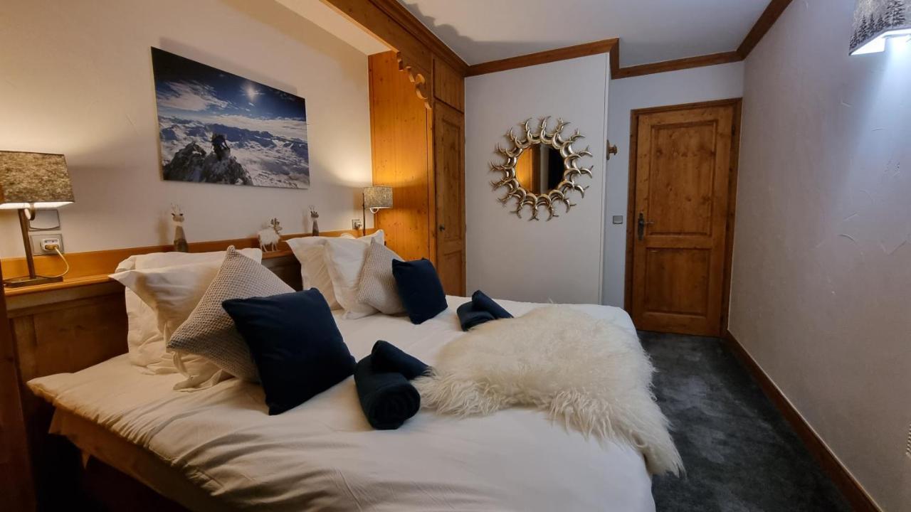 Arc 1950 Appartement De Standing Refuge Du Montagnard, Vue Incroyable Sur Le Montblanc, Skis Aux Pieds Acces Spa Et Piscine Les Arcs  Bagian luar foto